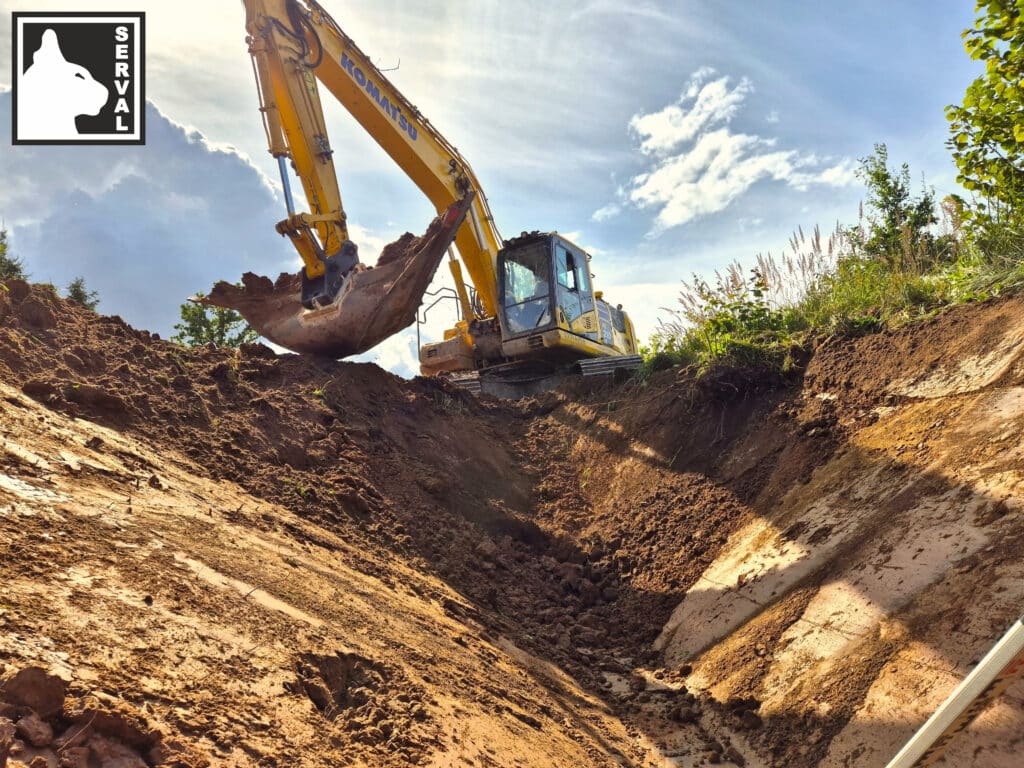 Grāvja rakšana - SERVAL