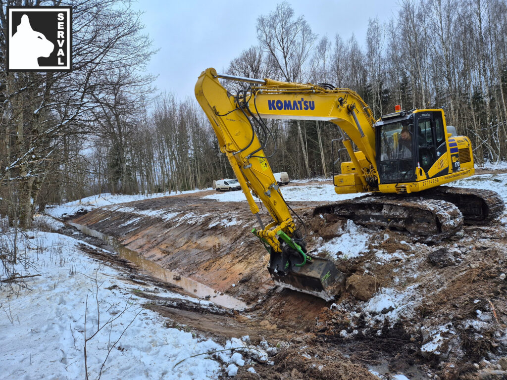 Grāvja tīrīšana - SERVAL