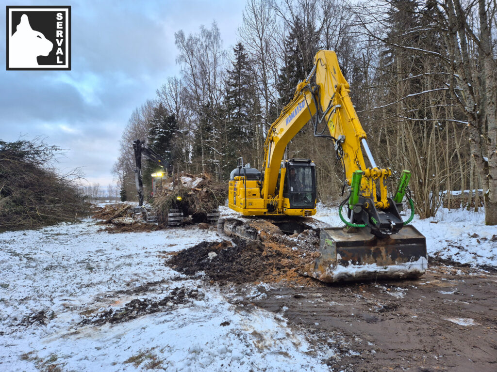 Grāvja tīrīšana - SERVAL