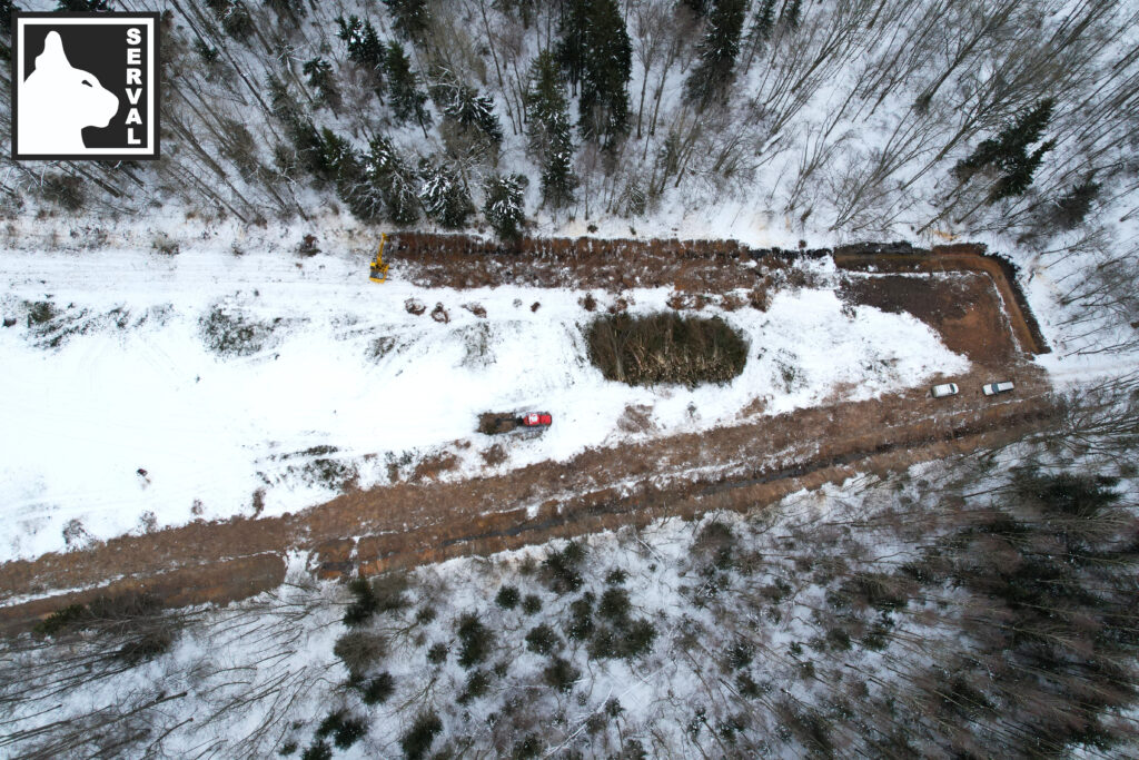 Grāvja tīrīšana - SERVAL