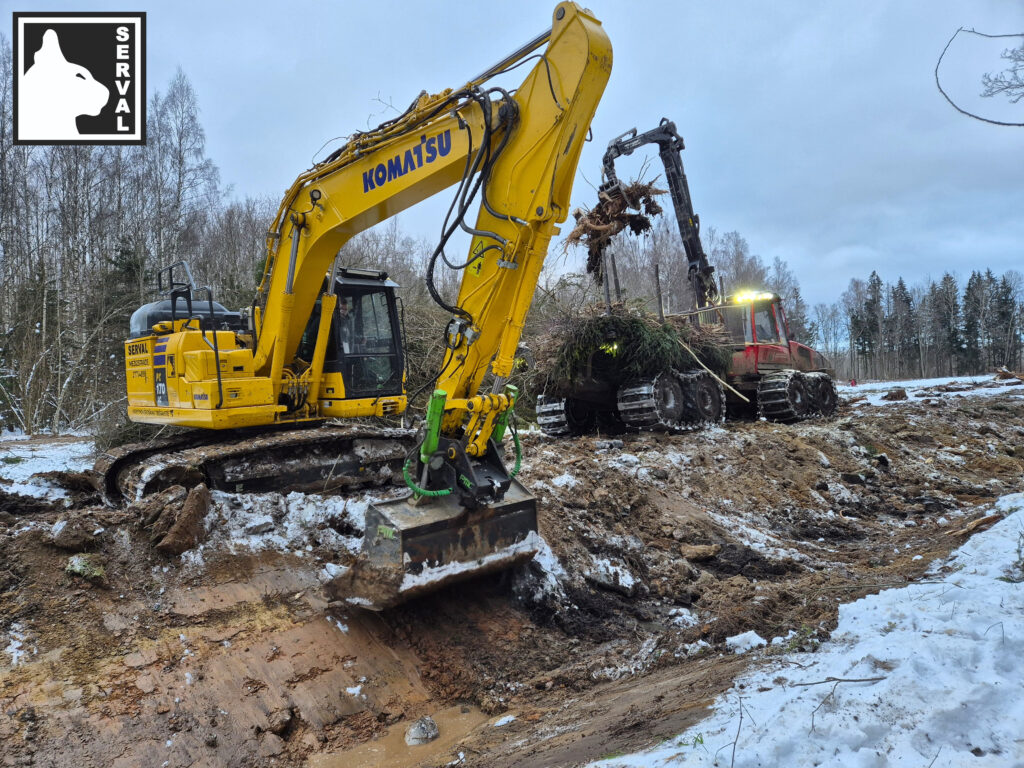 Grāvja tīrīšana - SERVAL